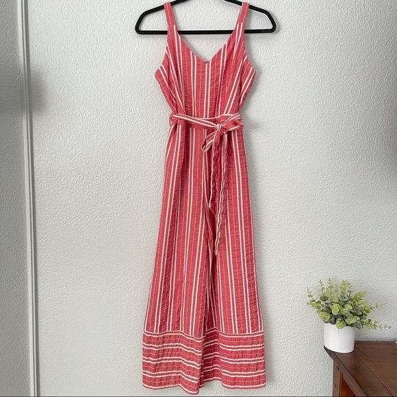 Anthropologie Wide Leg Crop Pant Tank Top Romper - Picture 4 of 7